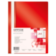 Skoroszyt OFFICE PRODUCTS, PP, A4, miękki, 100/170mikr., czerwony