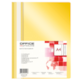 Skoroszyt OFFICE PRODUCTS, PP, A4, miękki, 100/170mikr., żółty