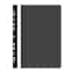 Skoroszyt OFFICE PRODUCTS, PP, A4, miękki, 100/170mikr., wpinany, czarny