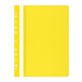 Skoroszyt OFFICE PRODUCTS, PP, A4, miękki, 100/170mikr., wpinany, żółty