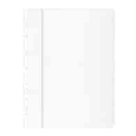 Skoroszyt OFFICE PRODUCTS, PP, A4, miękki, 100/170mikr., wpinany, biały