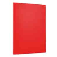 Teczka z rzepem OFFICE PRODUCTS, PP, A4/1,5cm, 3-skrz., czerwona