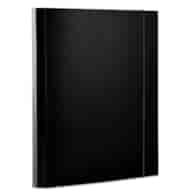 Teczka z gumką OFFICE PRODUCTS, PP, A4/30, 3-skrz., czarna