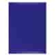 Teczka z gumką OFFICE PRODUCTS, karton/lakier, A4, 350gsm, 3-skrz., niebieska