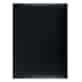Teczka z gumką OFFICE PRODUCTS, karton/lakier, A4, 350gsm, 3-skrz., czarna