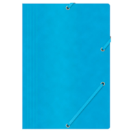 Teczka preszpanowa A4 z gumką na rogach, c.niebieska KBK