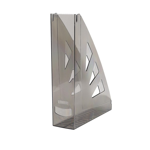 Pojemnik na dokumenty OFFICE PRODUCTS, ażurowy, A4/70mm, dymny