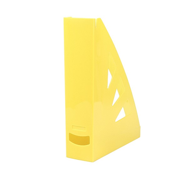 Pojemnik na dokumenty OFFICE PRODUCTS, ażurowy, A4/70mm, żółty
