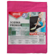 Ścierka premium OFFICE PRODUCTS, wiskoza 80%, gr. 65g/mkg, 34x45cm, 3szt.
