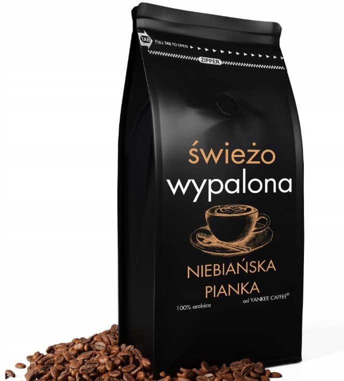Kawa ziarnista Świezo Wypalo Niebiańska Pianka 1kg