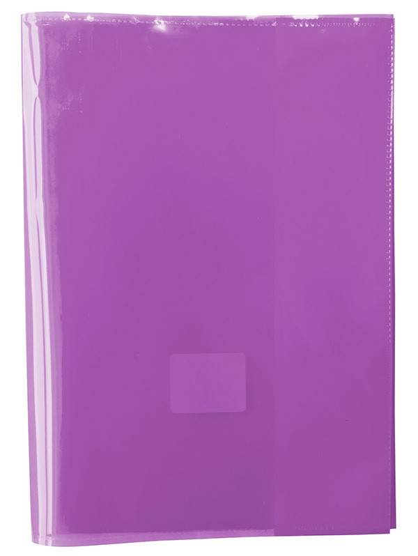 Okładka na zeszyt GIMBOO, krystaliczna, A5, 150mikr., fioletowa