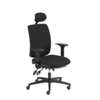 Fotel biurowy OFFICE PRODUCTS Kefalonia, czarny