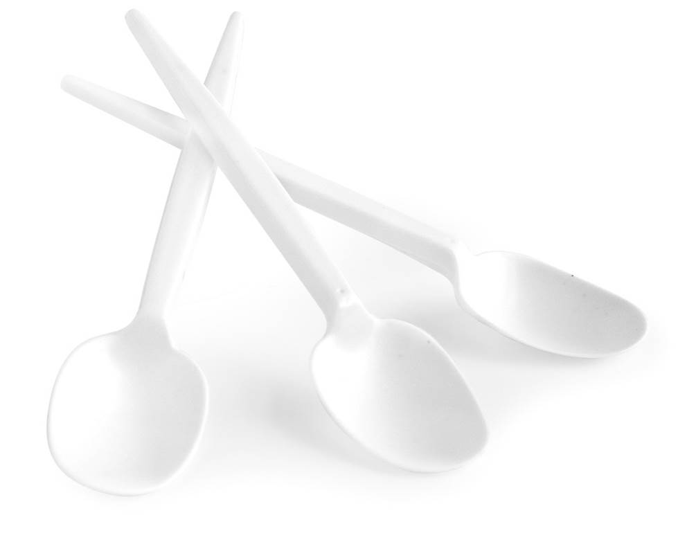 Łyżeczka plastikowa OFFICE PRODUCTS, 12cm, 100 szt., biała