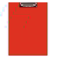 Clipboard DONAU teczka, PP, A4, z klipsem, czerwony