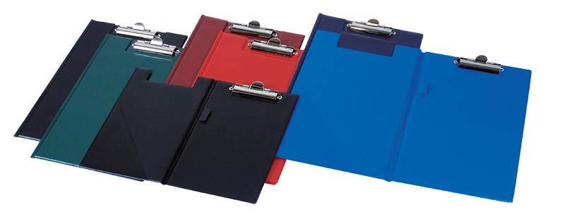 Clipboard DONAU teczka, PVC, A5, z klipsem, zielona