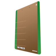 Clipboard DONAU Life, karton, A4, z klipsem, zielony