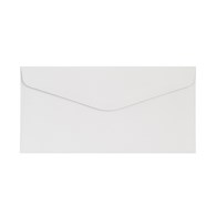 Koperta Gładki biały DL op. 10 szt