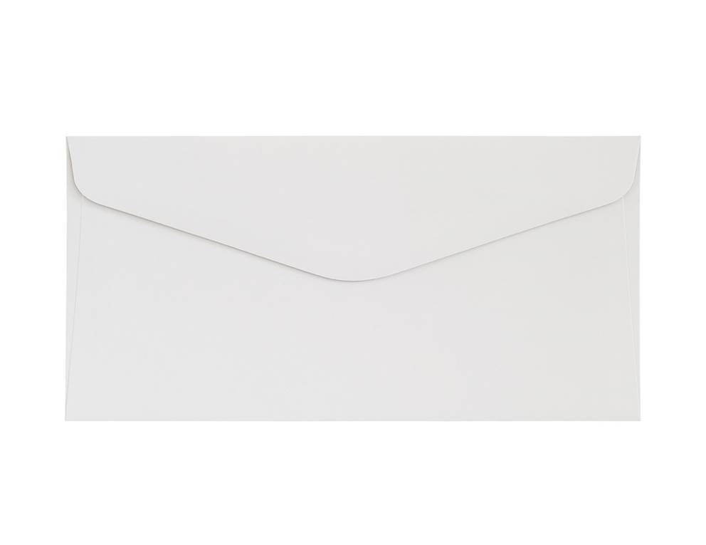 Koperta Gładki biały DL op. 10 szt