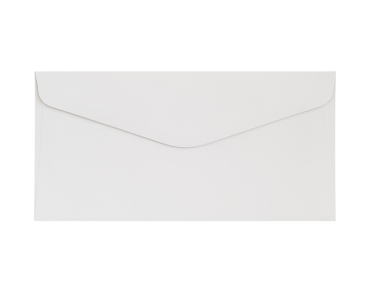 Koperta Gładki biały DL op. 10 szt
