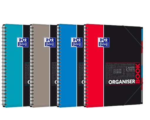 KOŁONOTATNIK OXFORD STUDENT ORGANISERBOOK A4 (245X310) 80K KR PP