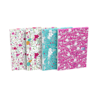 NOTATNIK OXFORD FLORAL A6 80K 90G LI6