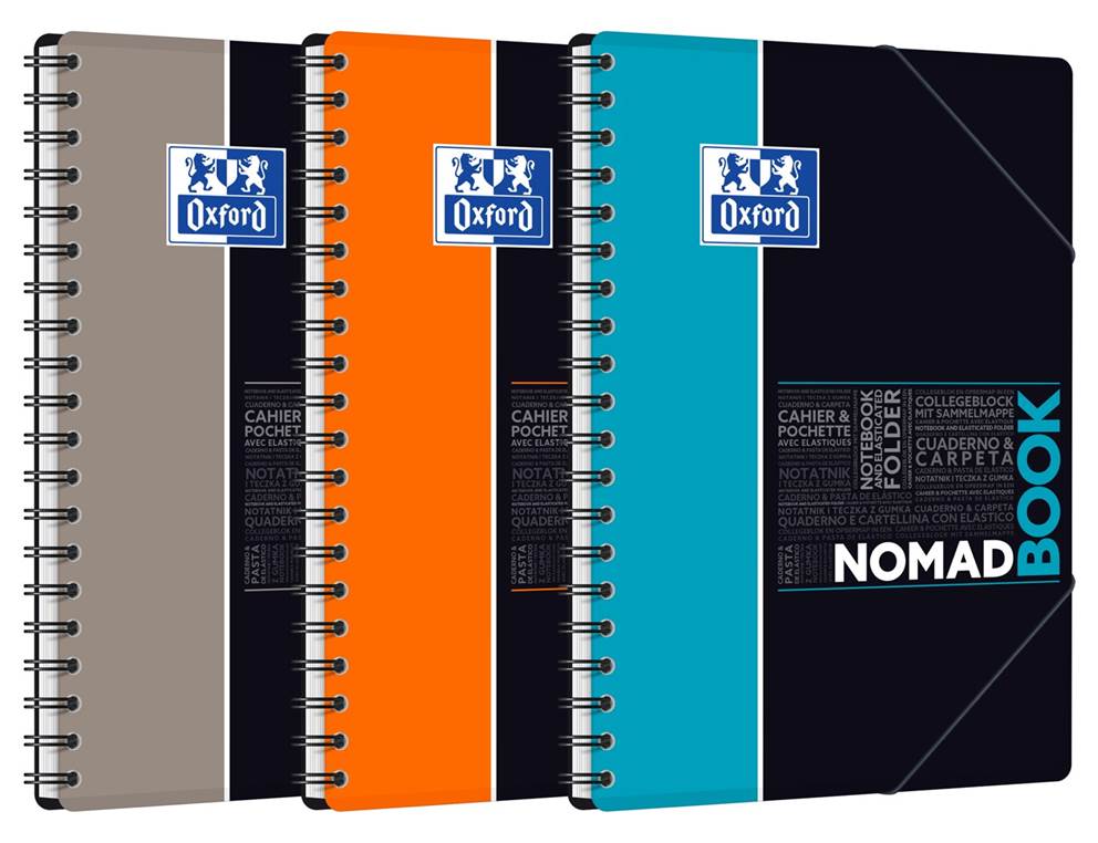 KOŁONOTATNIK OXFORD STUDENT NOMADBOOK B5 80K KR PP