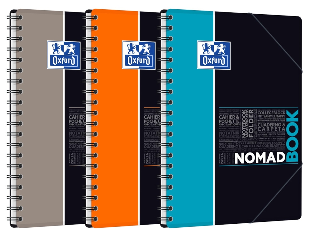 KOŁONOTATNIK OXFORD STUDENT NOMADBOOK B5 80K KR PP
