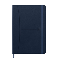 NOTATNIK OXFORD SIGNATURE A5 80K KRATKA Z TAGAMI NIEBIESKI
