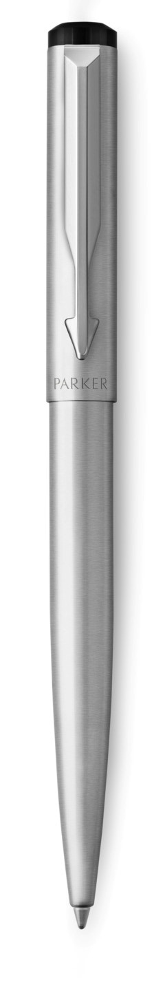 Parker Vector długopis | Stainless Steel | stal szlachetna z chromowanym wykończeniem | końcówka medium |  niebieski atrament |opakowanie prezentowe
