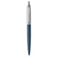 Parker Jotter XL długopis Primrose Matte Blue CT, matowo grafitowy z chromowanymi wykończeniami, końcówka medium, niebieski tusz, opakowanie prezentowe