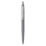 Parker Jotter XL długopis Alexandra Matte Grey CT, matowo popielaty z chromowanymi wykończeniami, końcówka medium, niebieski tusz, opakowanie prezentowe