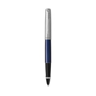 Parker Jotter pióro kulkowe Royal Blue CT, czarne z chromowanymi wykończeniami, końcówka fine, czarny atrament, opakowanie prezentowe