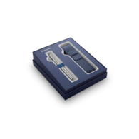 WATERMAN ZESTAW PODARUNKOWY Z ETUI NA PIÓRO/DŁUGOPIS HÉMISPHERE  STALOWA CT (pióro wieczne M)