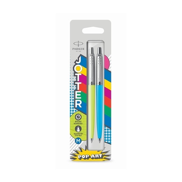 PARKER JOTTER ORGINALS POP ART 60'S COLLECTION LIME & SKY BLUE DŁUGOPIS BL