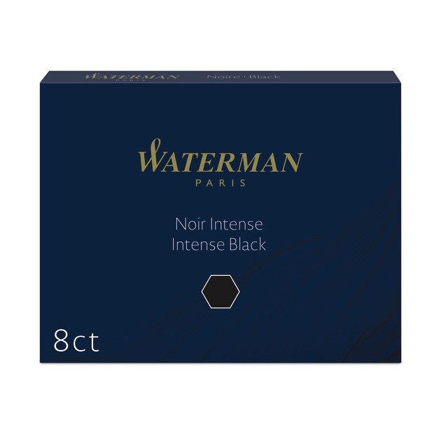 WATERMAN NABOJE STANDARD (8 szt) CZARNY