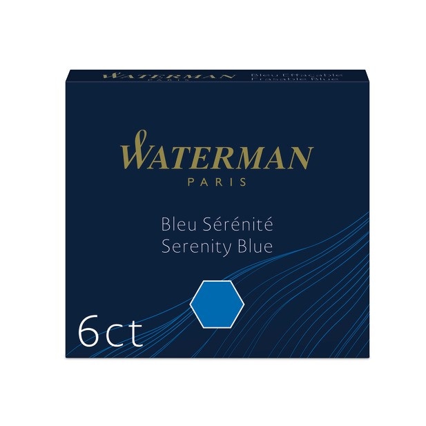 WATERMAN NABOJE INTERNATIONAL (6 szt) NIEBIESKI FLORYDA