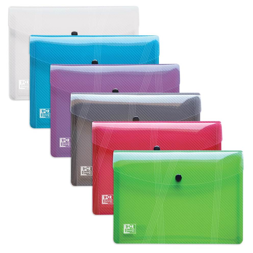 TECZKA KOPERTOWA OXFORD HAWAI A5 PP MIX KOLOR