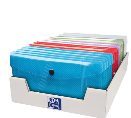 TECZKA KOPERTOWA OXFORD HAWAI DL PP MIX KOLOR + display na ladę