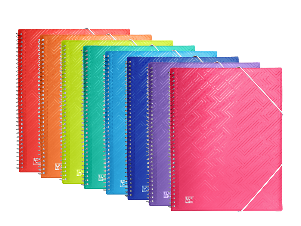 ALBUM OFERTOWY NA SPIRALI PP OXFORD URBAN A4 40K PRZEJRZYSTY MIX