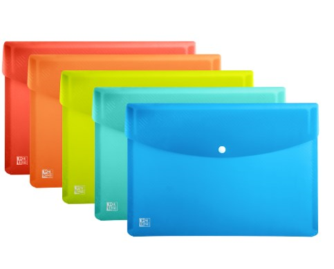 TECZKA KOPERTOWA OXFORD URBAN A3 PP PRZEJRZYSTY MIX