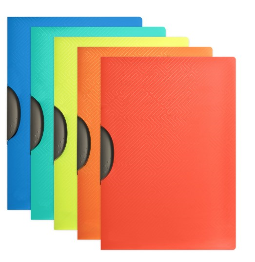 SKOROSZYT Z KLIPEM OXFORD URBAN A4 PP PRZEJRZYSTY MIX