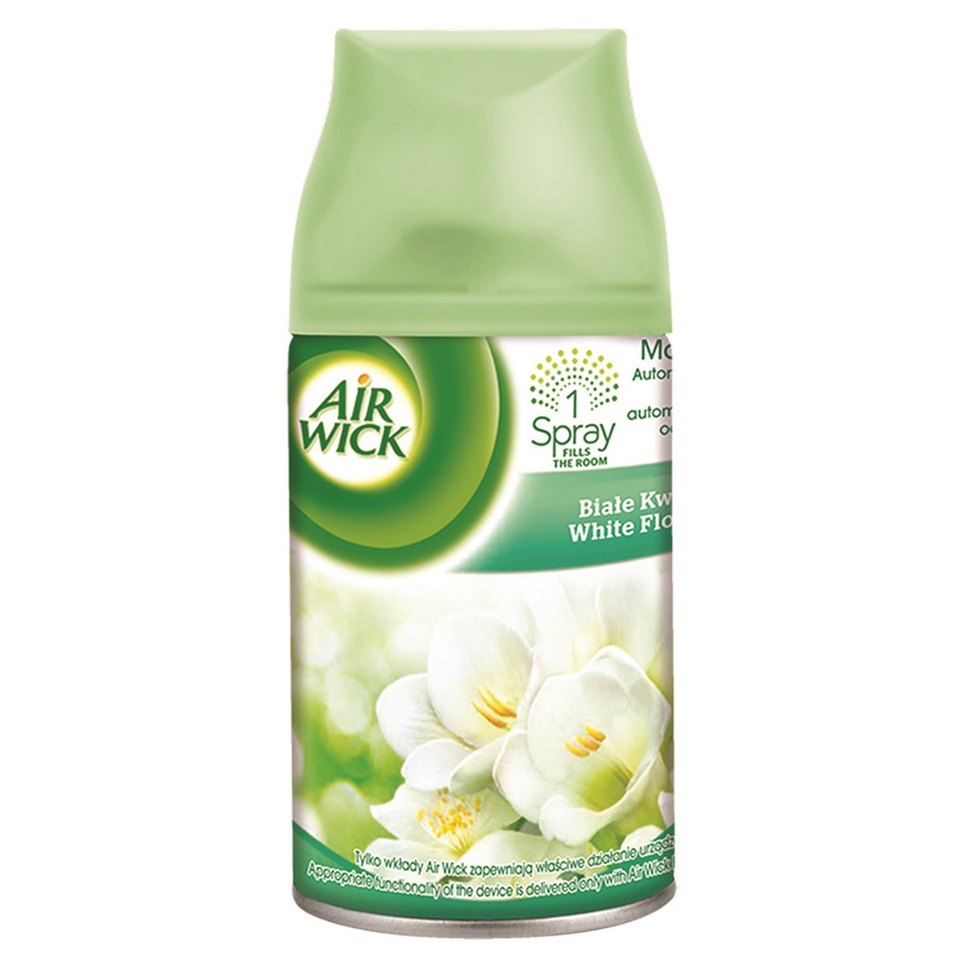 Wkład do automatycznego odświeżacza powietrza AIR WICK FRESHMATIC Białe Kwiaty, wkład, 250ml