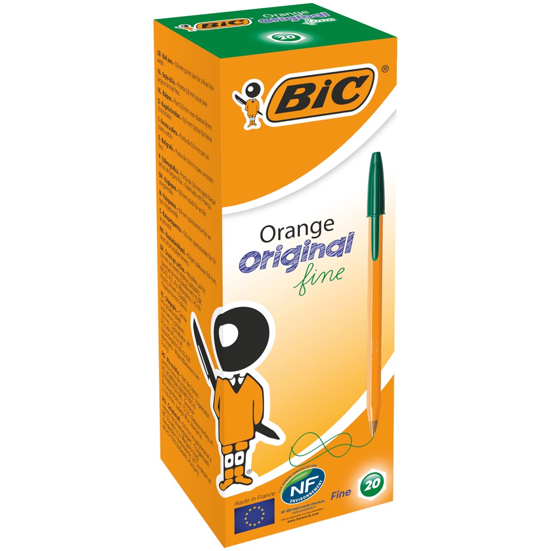 BIC Orange Original Fine Długopis zielony