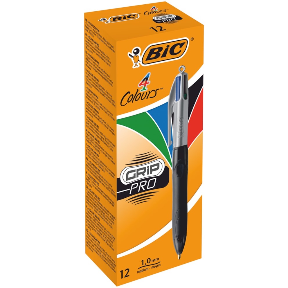 BIC 4 Colours Grip PRO Długopis mix AST