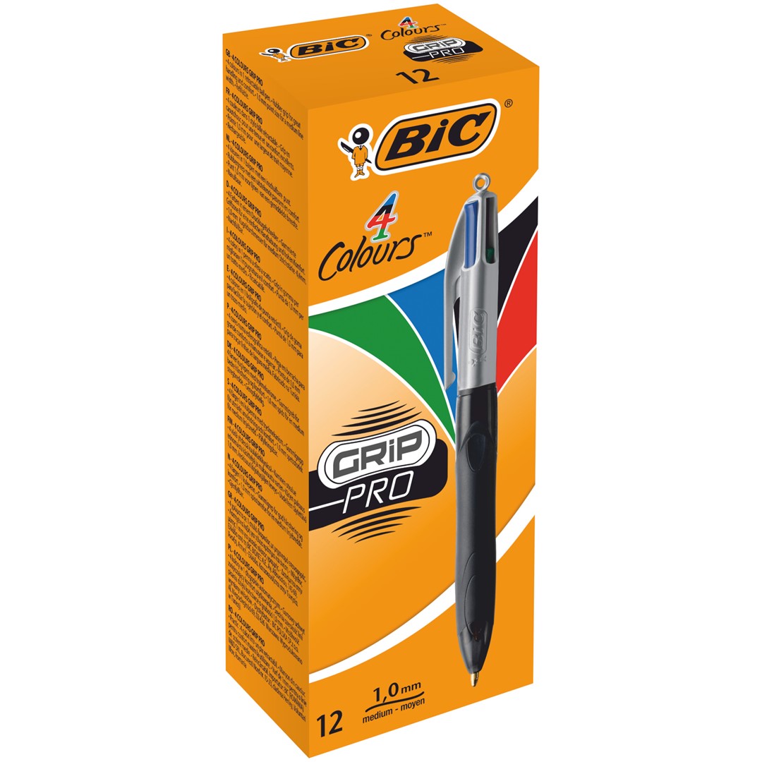 BIC 4 Colours Grip PRO Długopis mix AST