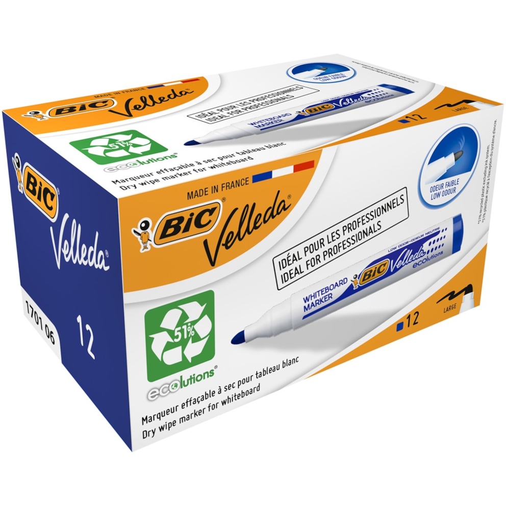 BIC Velleda ECOlutions 1701 Marker suchościeralny niebieski