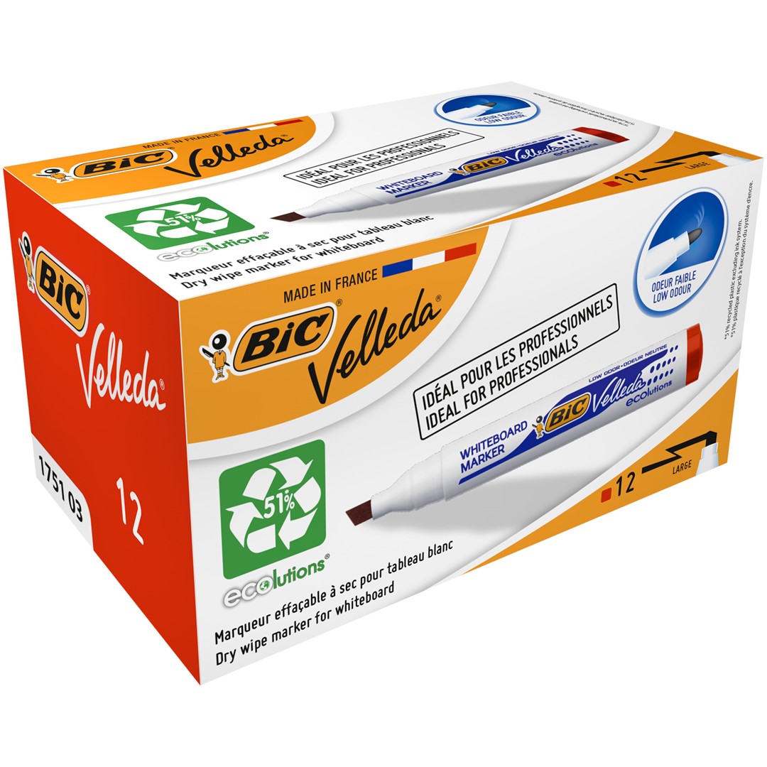 BIC Velleda ECOlutions 1751 Marker suchościeralny czerwony