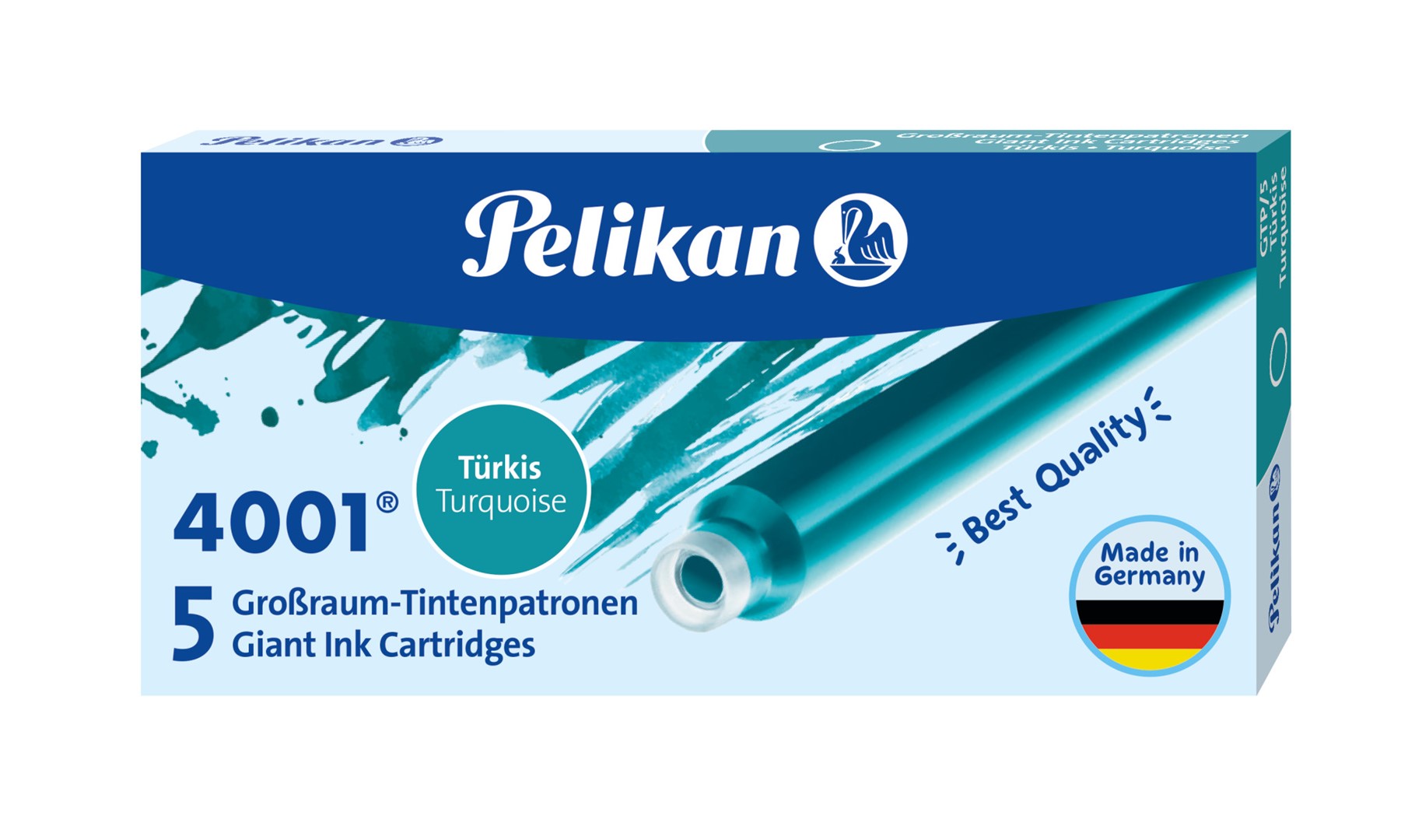 NABOJE DŁUGIE GTP/5 TURKUSOWE