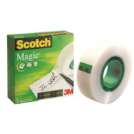 Taśma biurowa SCOTCH® Magic™ (810), matowa, 12mm, 33m