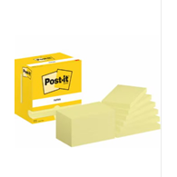 NOWOŚĆ!!!
Karteczki samoprzylepne Post-it®, kanarkowożółte, 76 mm x 127 mm, 100 arkuszy/bloczek, 1 bloczek/opakowanie, opakowanie kartonowe – 100% PEFC, SGSCH-PEFC-COC-110078